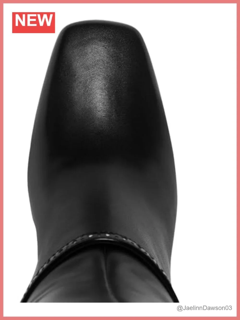 Knee High Heeled Bootie with Subtle Hardware - Women's Boots